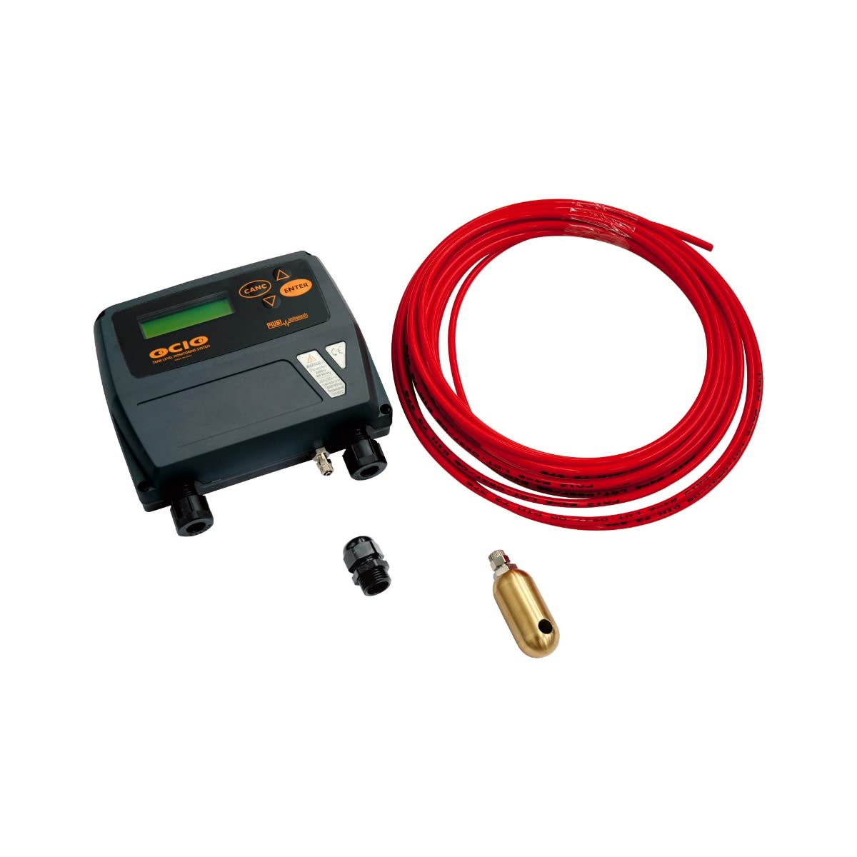 PIUSI Indicador de Nivel de Tanque Apto para Todos los líquidos hasta 30 CST con Unidad de Control y Pantalla, hasta 4 Metros de Altura, Alimentación 230V/50Hz, Tubo con Sonda de 10m | Ocio F0075510D