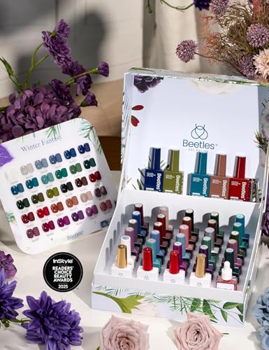 Image of beetles Gel Polish Set, Winter Fantasy Collection, 30 Colors HEMA-Free