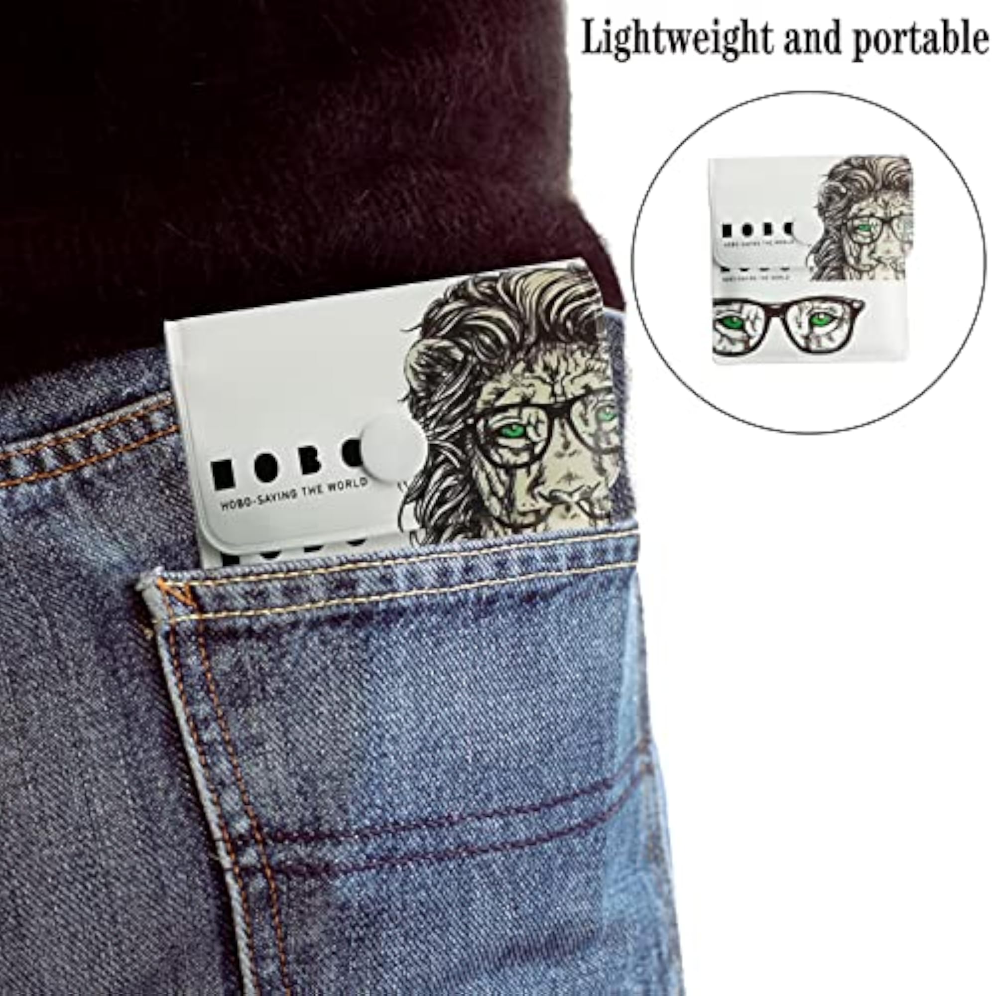 8 Pack Portable Pocket Ashtray Pouch