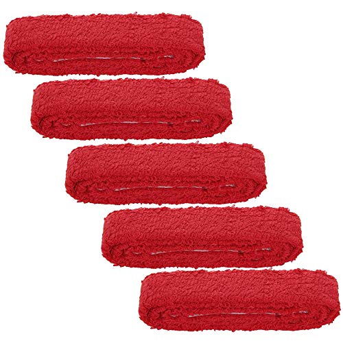 Yonex AC 402 EX Cotton Towel Badminton Racket Grip - Red (Pack of 5)-image-38