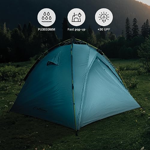 Carpa Pop Up para Camping 2-4 Personas Impermeable miniatura 5