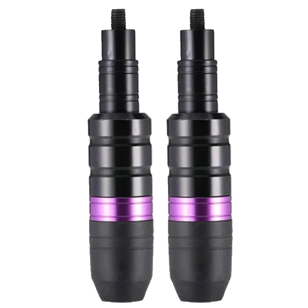 2x Motocyklowy pręt antypoślizgowy skuter motocykl CNC aluminiowy silnik pęknięcie rama przesuwna ochraniacz drążek 8mm(Orange)