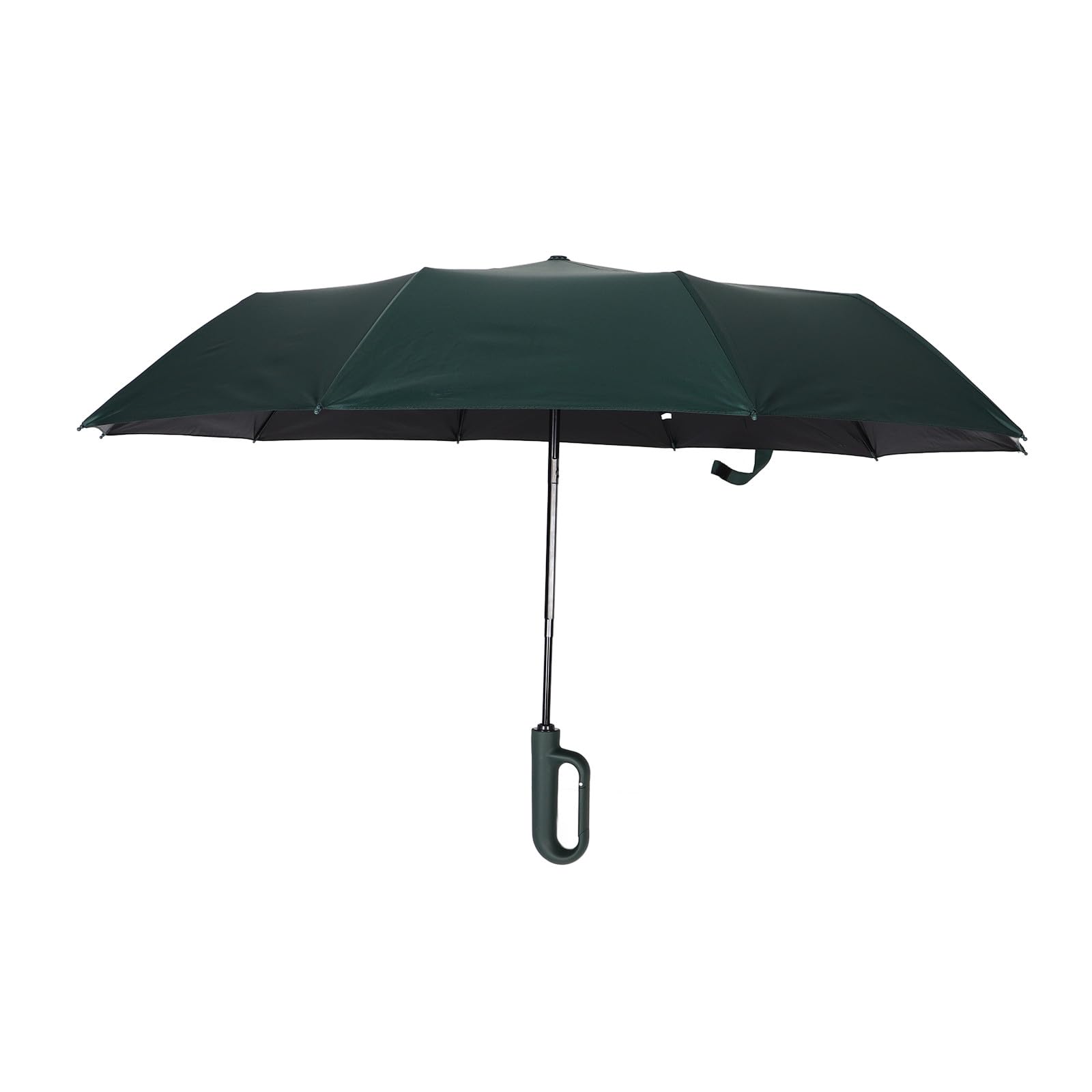 ibasenice Parapluie Pliant Automatique 10 Branches 3 Volets Revêtement Noir Anti-uv Vert Léger Compact pour Voyage Protection Pluie et Soleil Homme Femme Portable Style Plusieurs styles