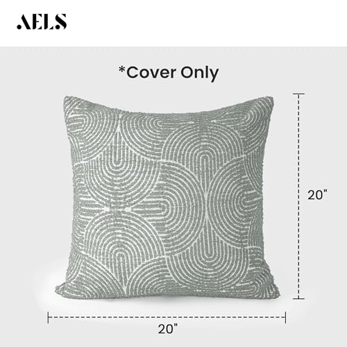 Housse de coussin tissée haut de gamme au design géométrique rustique - 3