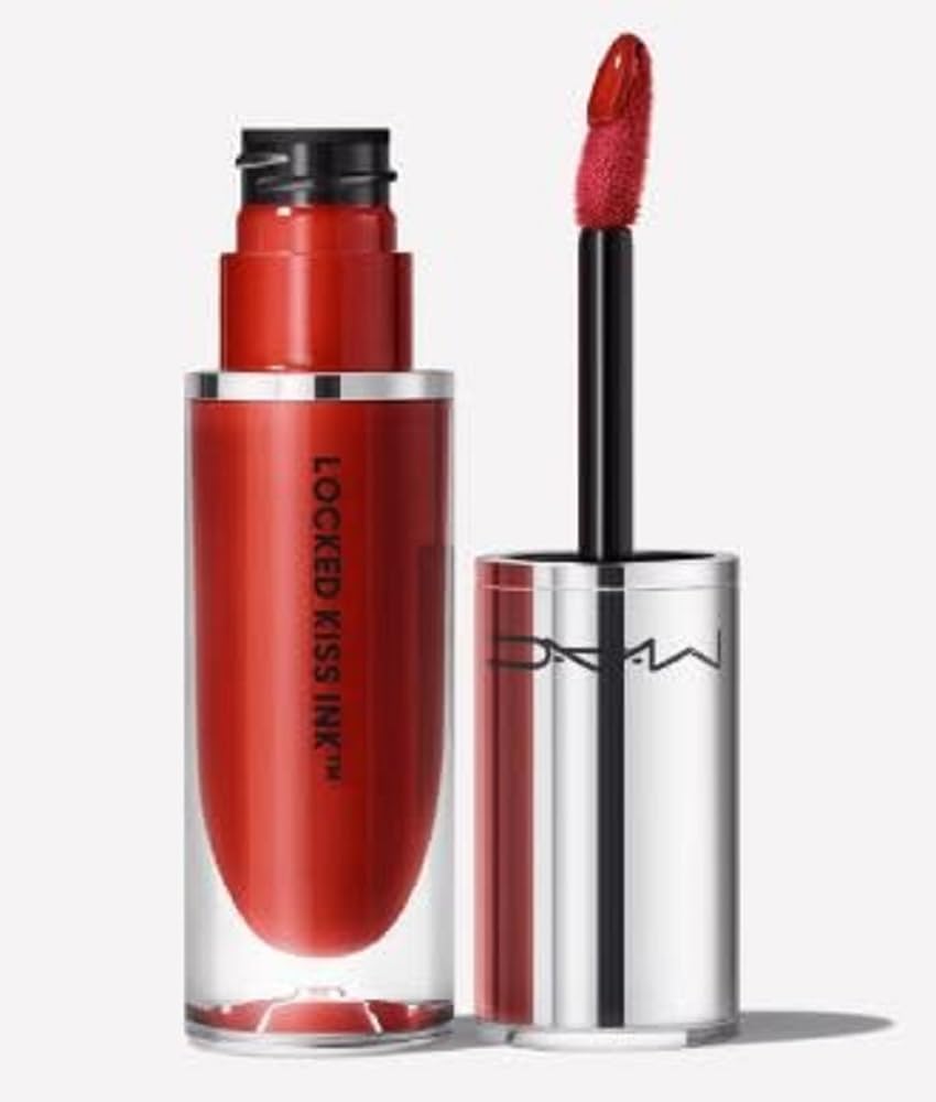 MACLocked Kiss Ink Lipcolor - Extra Chili for Women - 0.14 oz Lipstick