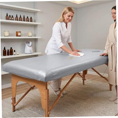Funda impermeable para mesa de masaje contra manchas de aceite y olores molestos 4