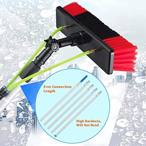 Pértiga de limpieza de ventanas y paneles solares con cepillo telescópico 7