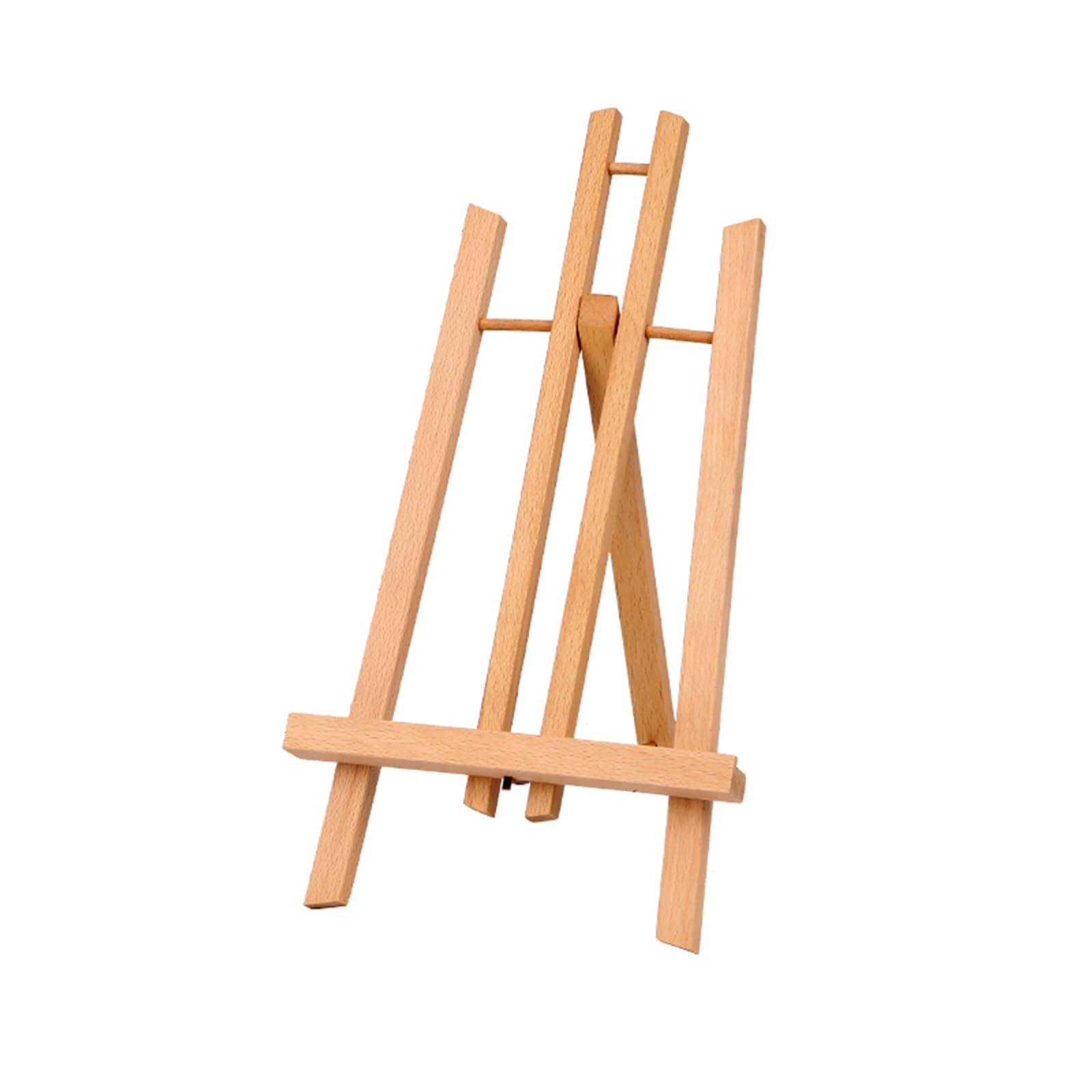 Regulowany drewniany mini stojak na sztalugę artystyczną na znaki ślubne i zdjęcia mała sztaluga stołowa do wyświetlania menu lekka i przenośna 21 * 26 * 36 cm Kolor: A