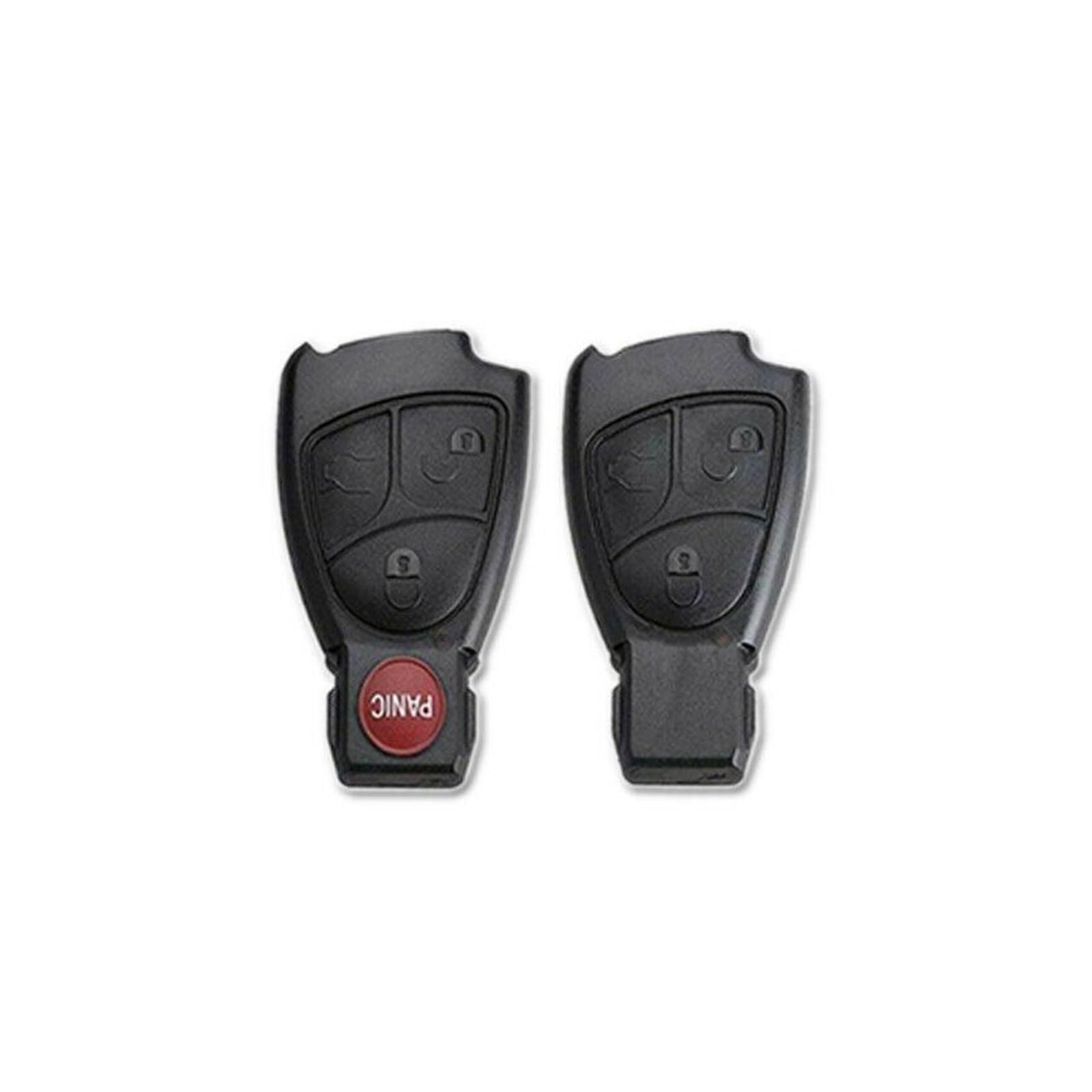 Carcasa Llave para Benz CBER Class GL CLS para CLK SLK W203 W211 W204 3 Botones Cadena Mando A Distancia De Coche Funda Cubierta Soporte Shell