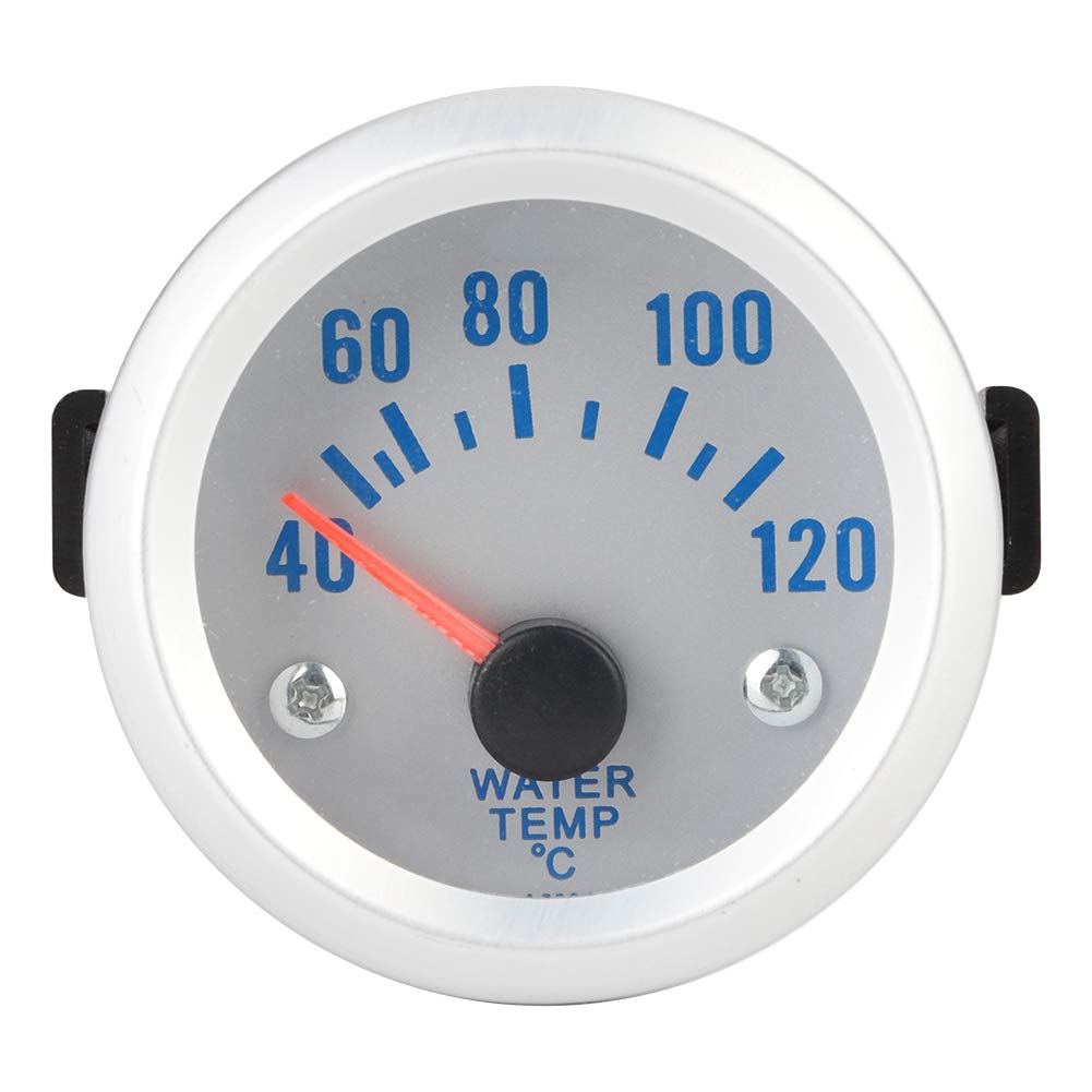 Temperatura Acqua Motore Manometro Temperatura Acqua Illuminato Water Temperature Indicators Strumenti E Sonda Motore adatto per52mm 2 '' Universal Car Motor Digital Blue Led