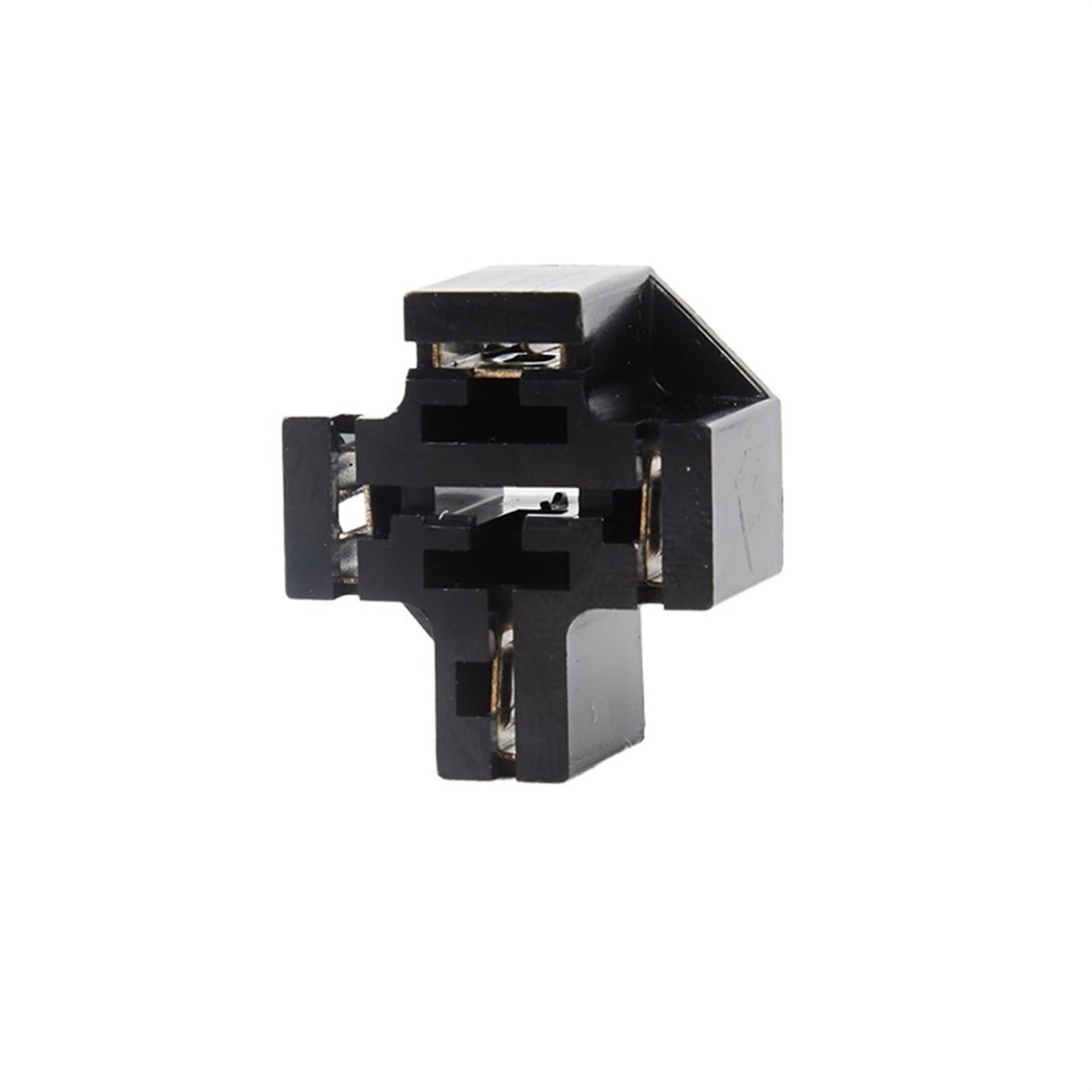 2 uds enchufe de relé automotriz 40A placa de circuito de soldadura Pin Universal enchufe de cinco agujeros PCB tipo flor de ciruelo