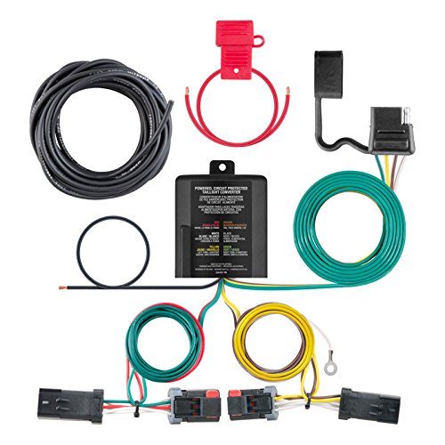 CURT 56344 Vehicle-Side Custom 4-Pin Trailer Wiring Harness, Select Jeep Compass