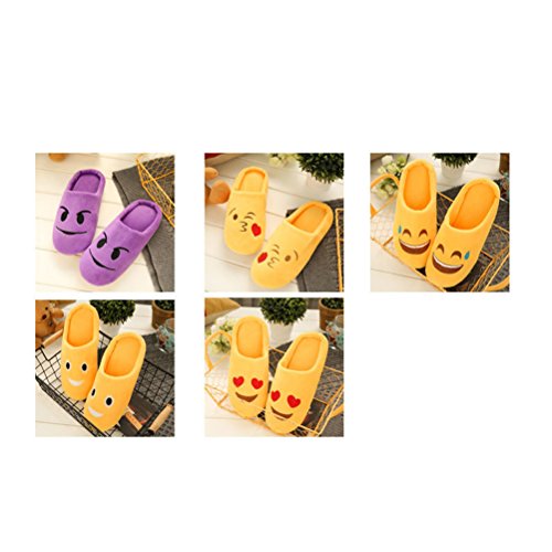 OULII Pantufas unissex quentes de inverno macias e fofas de pelúcia para uso interno e quarto