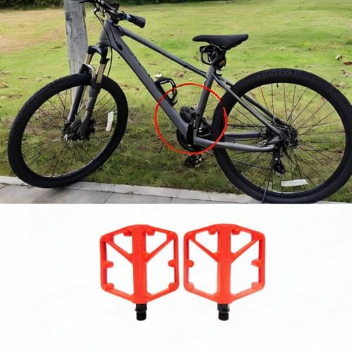 YIJU 2 Pieces Mountain Bike Pedals Flat Pedals Nonslip Sealed Bearing Sturdy Bicycle Pedal Cycling Pedal for Repair Cycling Parts2