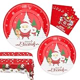 Btmooz Christmas Decorations, Christmas Party Supplies, Christmas Plates, Christmas Party Plates Din