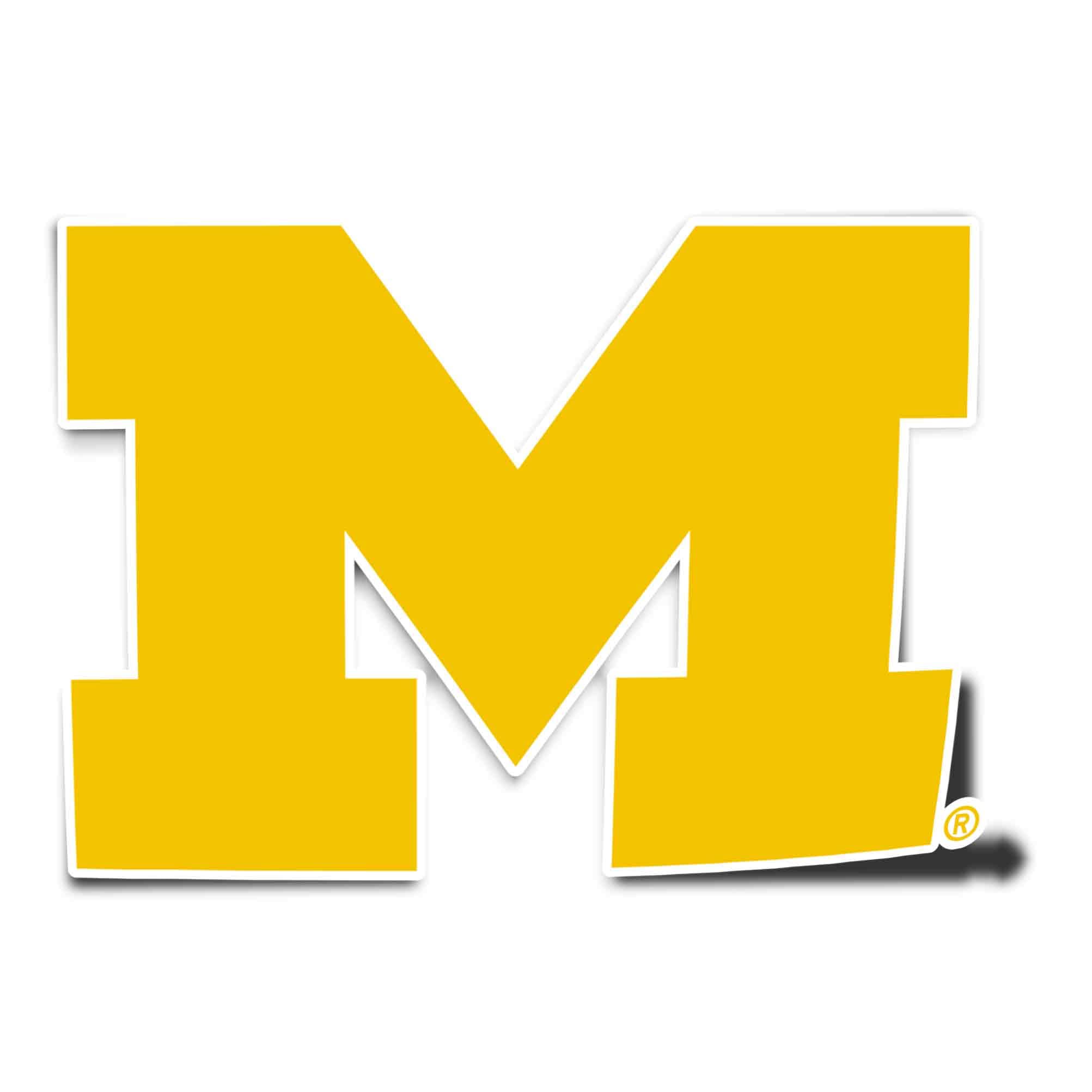 Autocollant vinyle Michigan NCAA, idée cadeau gourde et scrapbooking
