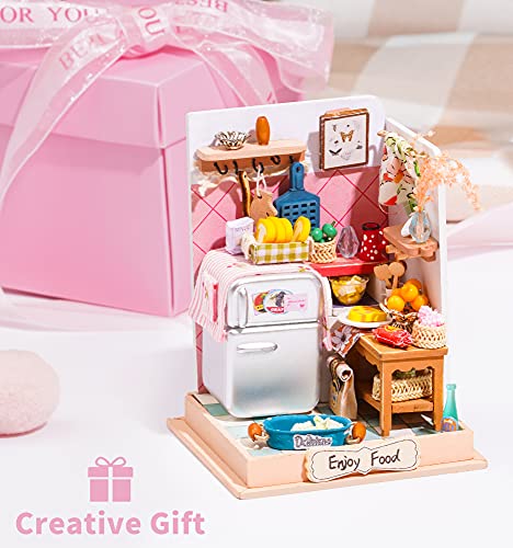 Rolife Miniatur Haus DIY Puppenhaus Kit HolzHaus Modell Maßstab 1:24 für Mädchen und Jungen Kinder 14+ Jahre Alt… – Bild 4