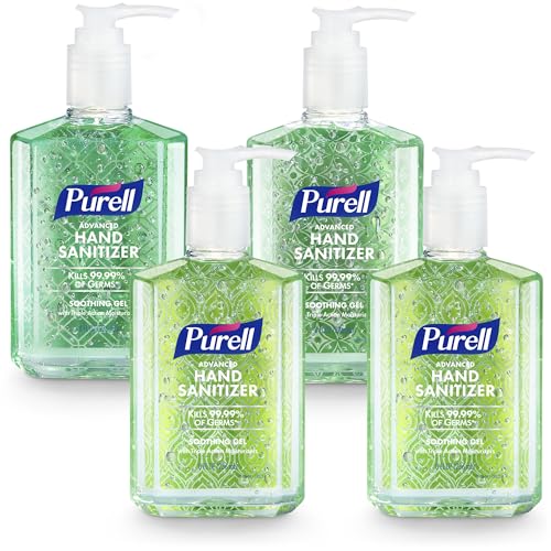 PURELL Advanced Hand Sanitizer Soothing Gel, Fresh Scent, 8 fl oz...