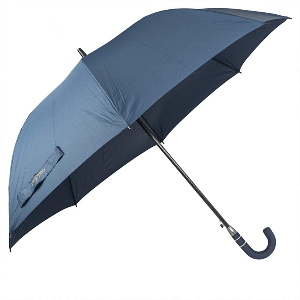 Ombrello Palucart Maxi Grande Antivento - Automatico, 16 Stecche, Manico Effetto Legno, Colore Bordeaux