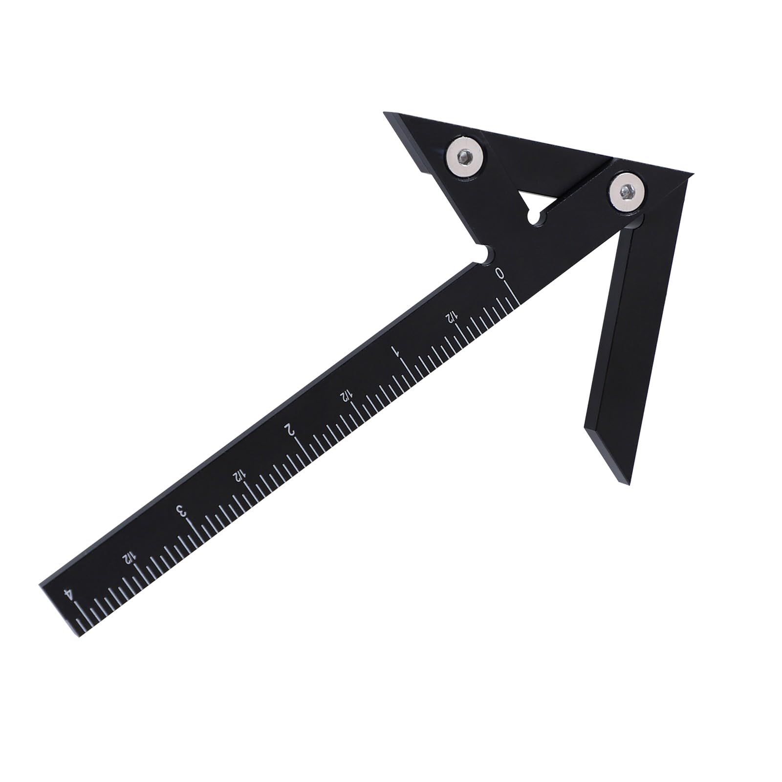 Precisions Aluminum Center Finders Scribes Square 90 Degree Right Angles Line Gauges for Woodworking Metalworking Use Metal Turning Line Gauges