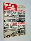  auto motor und sport Jahrgang 1966 Heft 14 : Fahrbericht: Mercedes 300 SE, VW _ Umbau von 1300 auf 1500, Grosser Vergleich; BMW 1800 - Opel Kapitän/Admiral - Mercedes 190 D, Mercedes 220 S.
