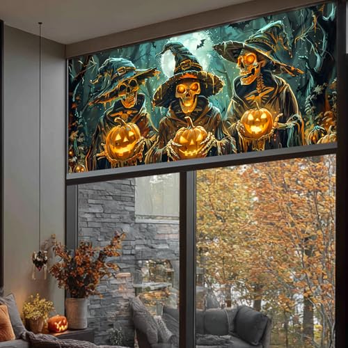Película Decorativa para Ventana Halloween 39.3x17.7 Pulgadas miniatura 5