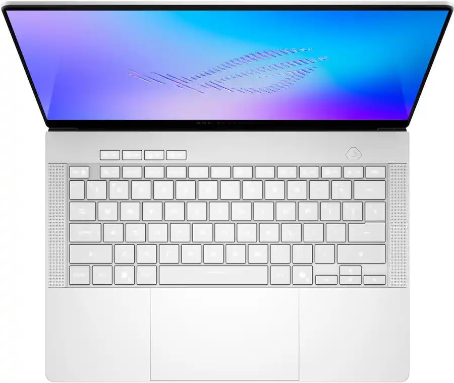 Image of EXCaliberPC [2025] ASUS ROG Zephyrus G14 GA403WW-G14.R95080 (AMD Ryzen AI 9 HX 370, 32GB RAM, 8TB NVMe SSD, NVIDIA GeForce RTX 5080, 14 inch 3K OLED 120Hz, Windows 11) Gaming Laptop