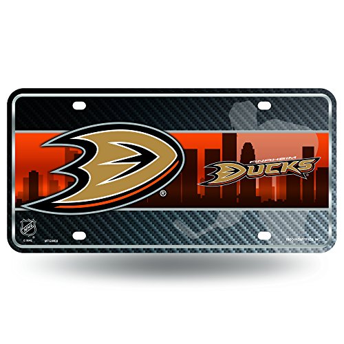 Rico Industries NHL Hockey Anaheim Ducks Metal Tag 6 x 11.5-
