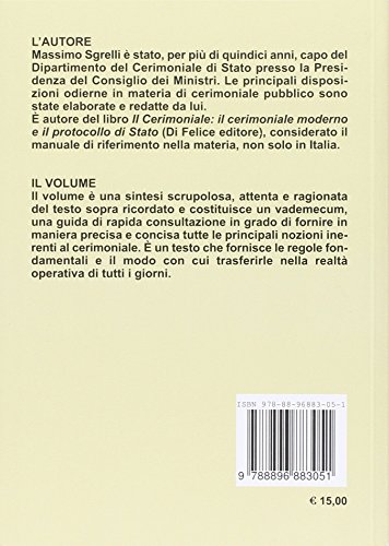 Vademecum del cerimoniale. le regole fondamentali