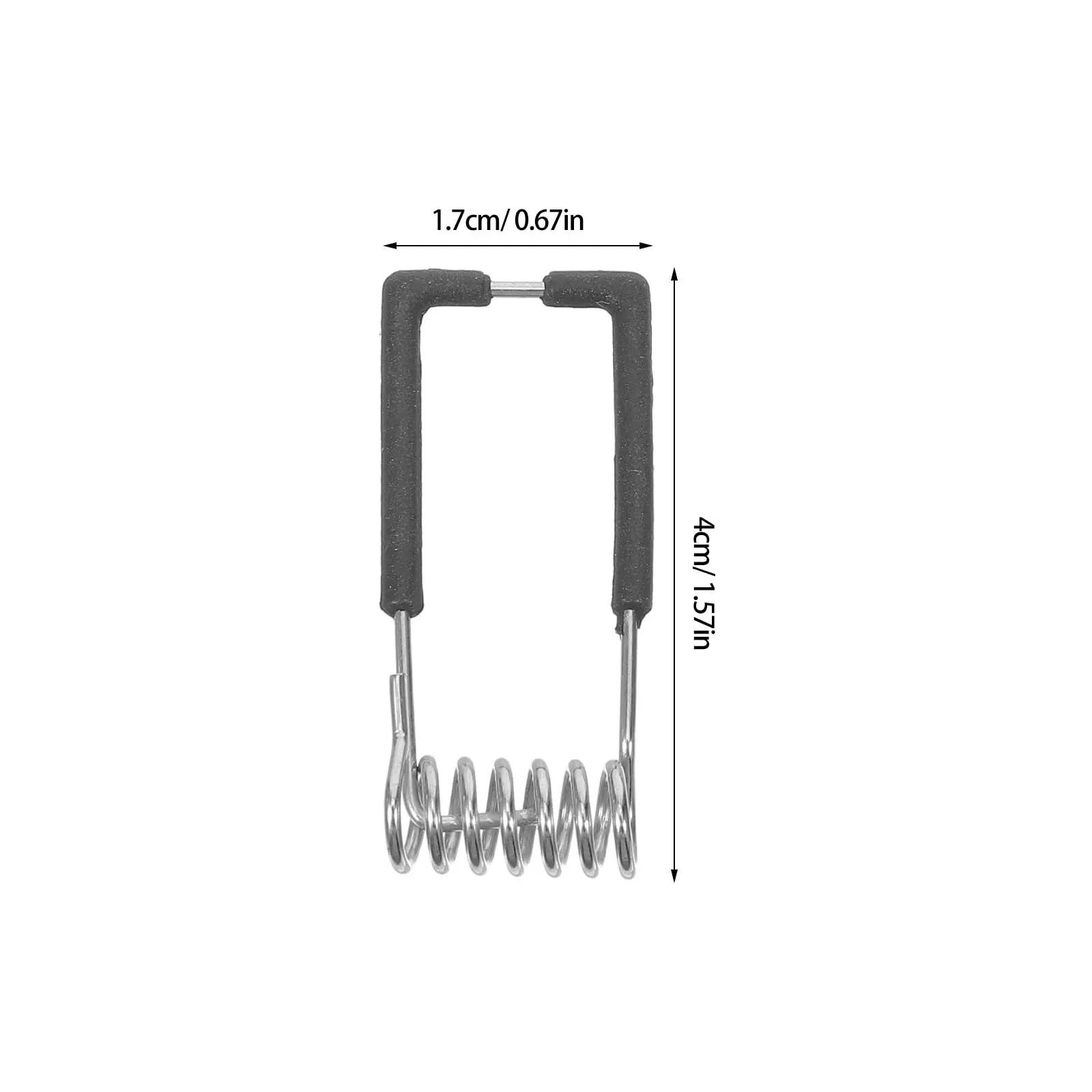 Federklemmen für Einbauleuchten, Metall, starke Torsionsklemme für Downlight-Montage, sichere LED-Deckenbeleuchtung, 100 Stück