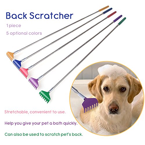 Massageador de arranhões nas costas telescópico Blusea de metal compacto extensível 5 seções 20 – 68