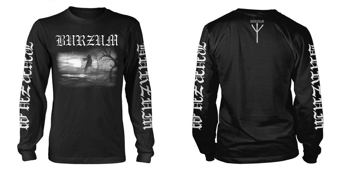 Burzum Men's Aske 2013 Long Sleeve Black - black - Large