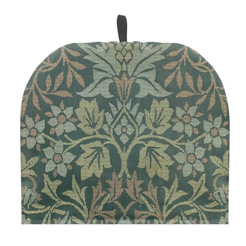 Image of Morris Style Print Tea Pot Cover Teapots Cosy Insulated Tea Cozies Home Kitchen Decoration Teapot Dust Cover Warming Tea Kettle Quilt Creative Gifts for Party
