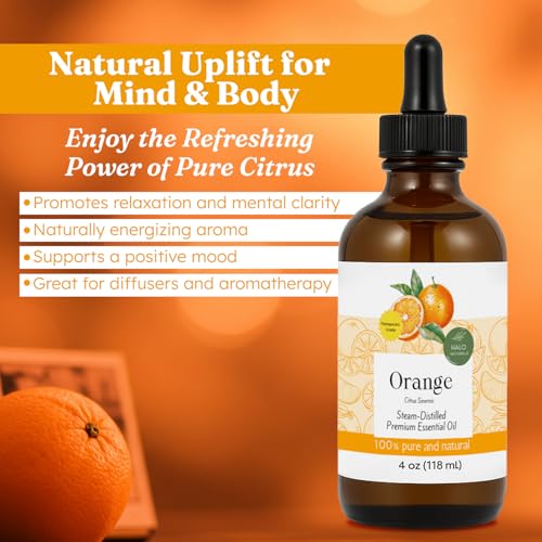 Aceite Esencial de Naranja Destilado al Vapor 4oz miniatura 6