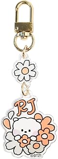 所罗门商事 BT21 minini Happy Flower 亚克力钥匙圈 ACRYLIC KEYRING 亚克力钥匙扣 亚克力钥匙扣 ACRYLIC KEYRING 人物