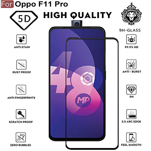 Image of Screen Protector for Oppo F11 Pro Tempered Glass Edge-to-Edge 6D Screen Guard With Installation Kit