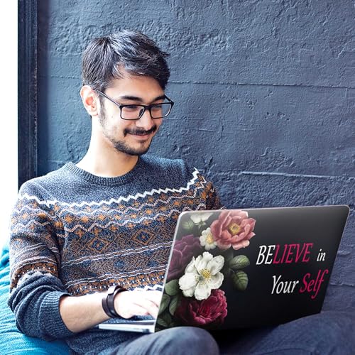 Image of Galaxsia Floral D11 World Full Body Vinyl Laptop Skin /Sticker /Cover Upto 15.6 Inches Laptops Laminated-Removable-HD Quality Compatible for Hp-Dell-Sony-Lenovo-Asus etc.(15x10 Inches)