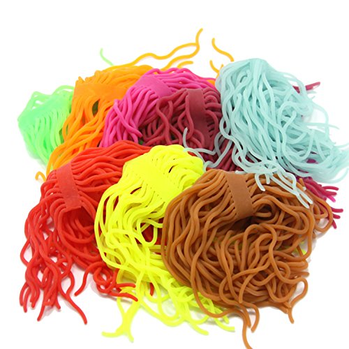 Samsfx Fly Tying Materials Squirmy Wormy Soft Worm Lures Flie Making Assorted Colors (San Juan Pink) #TOP5