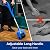 SICENXTOOLS Grout Cleaner for Tile Floors Grout Brush,Heavy Duty with Wire Surface Brush,Grout Cleaner Brush Safety Grout Scrubber,Moss,Weed Between Floor Tiles