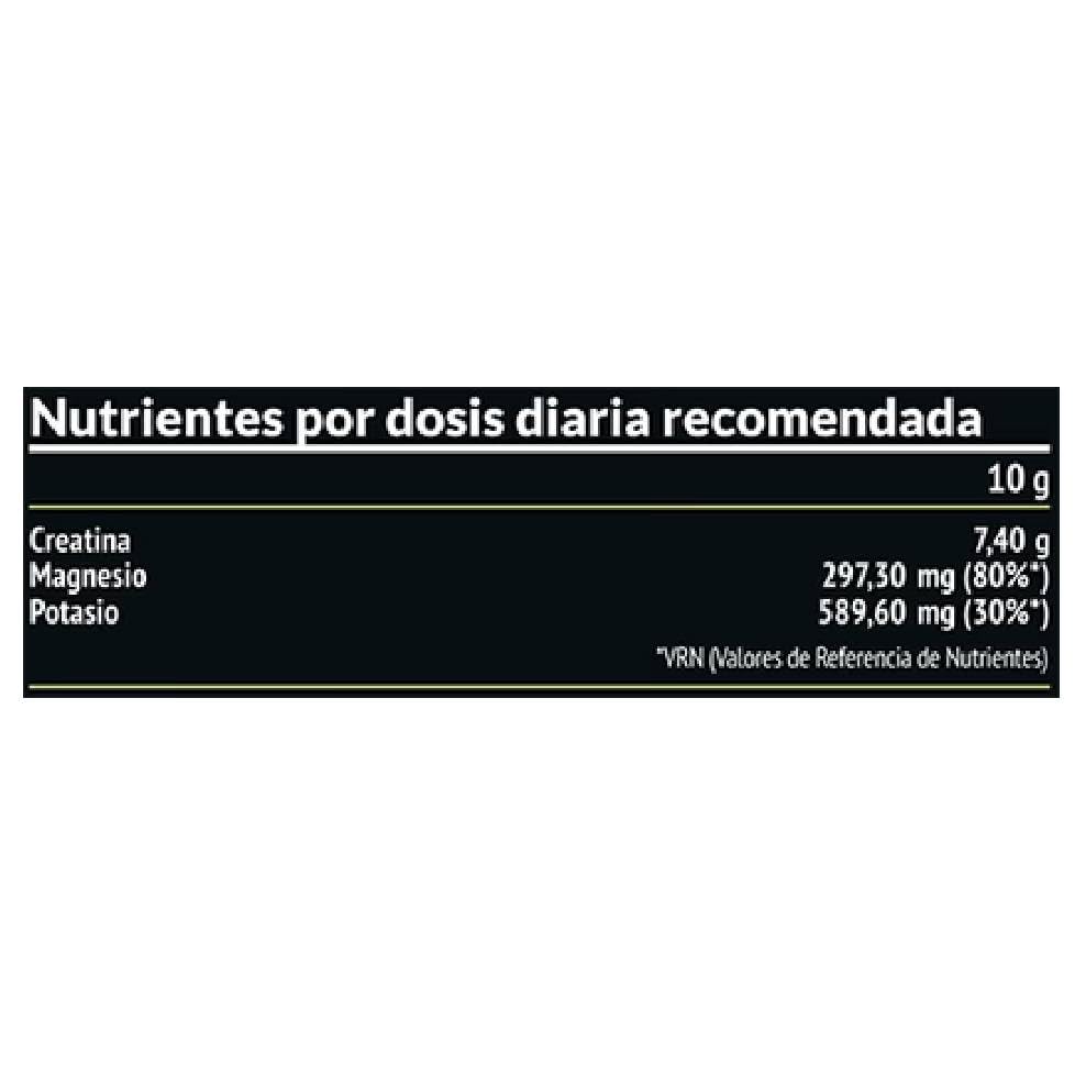 Savia Paleobull Creatina Creapure® + Electrolitos Esenciales 450 g, 45 dosis, con magnesio y potasio, sin gluten, polvo para mezclar con agua, zumo o batido.