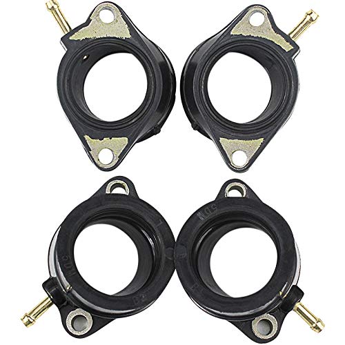 Intake Manifold/Connector Set For Yamaha FZS 600 Fazer (1998-2003) - Carburetor Rubber Adapters