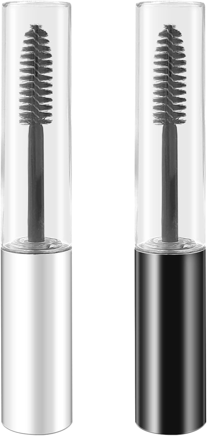 ALLYMAGIC Empty Mascara Tube with Wand, Eyelash Cream Container Bottle