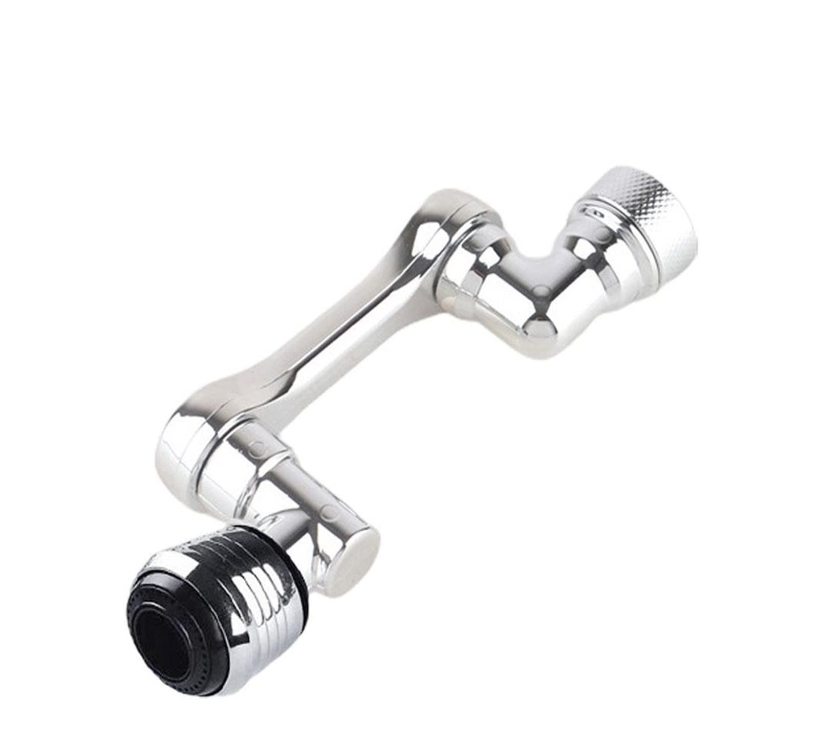Universal Faucet Extender Tap 1080° Rotating Spray Water Faucet Parts Splash-Proof Extension Spray Saving Swivel Swing Arm(Two Mode)