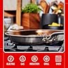 Heritage Steel Eater Series 12 Inch Frying Pan | Made in USA | 5-Ply Fully Clad Stainless Steel | Stay Cool Handle Design | Induction Ready & Non-Toxic #4