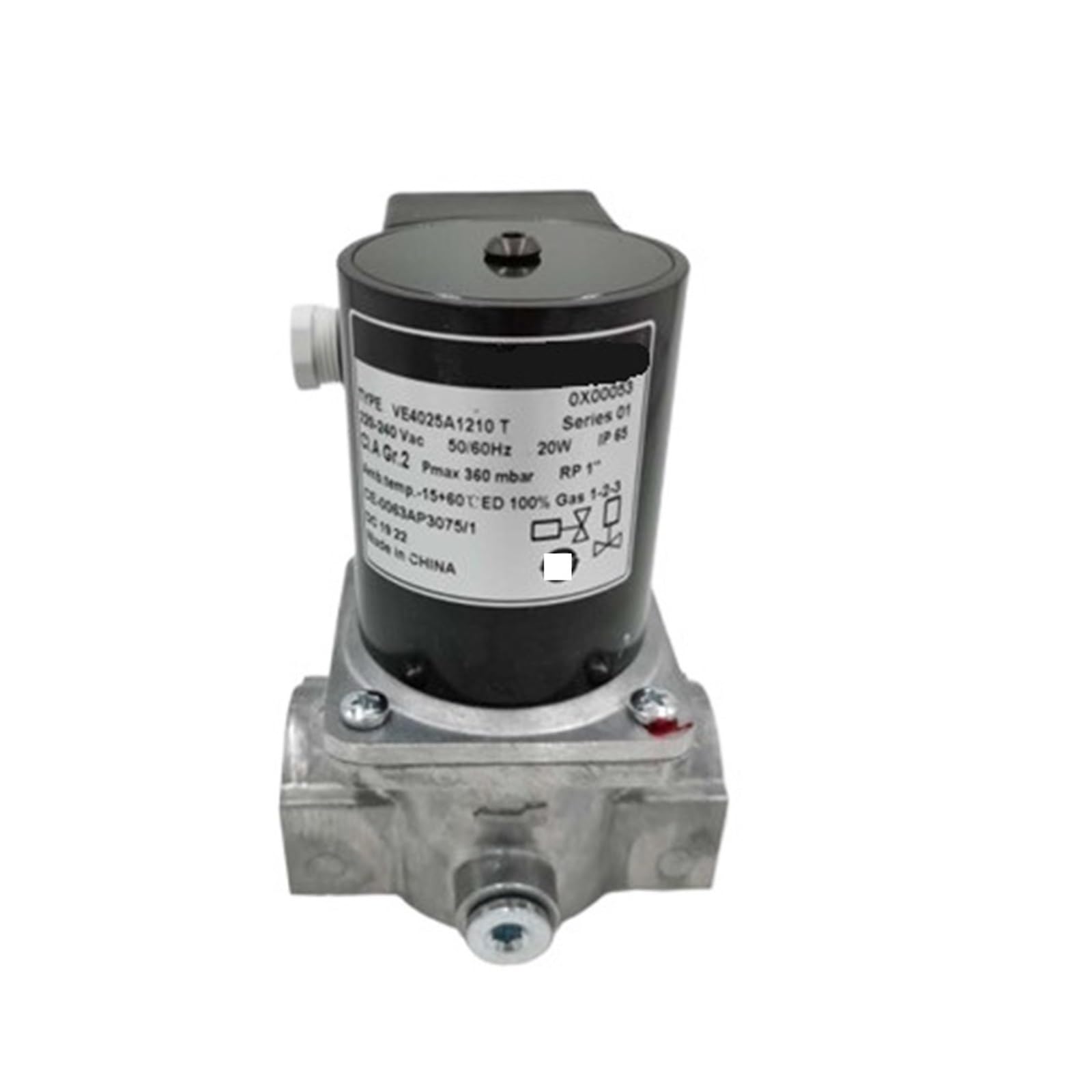 Électrovanne VE4025A1210T vanne de sécurité gaz DN25 pour chaudière - 2