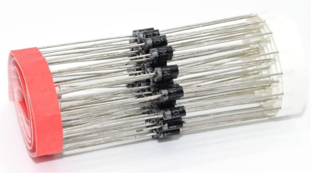 100PCS 1N5817 1N5819 1N5399 1N4937 1N4004 Schottky Gleichrichterdiode 1N4001 1N4007 UF4007 HER107 FR207 FR157 FR107 RL207 DO-41(Color:1n4007)