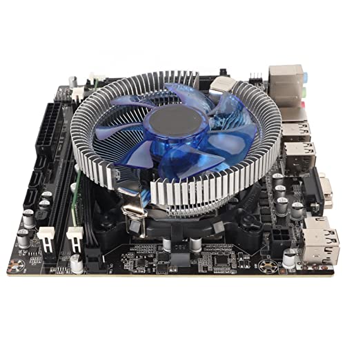 Con ventola di raffreddamento: kit scheda madre per computer HM55, chipset HM55, viene fornito con memoria DDR3 i3 530CPU 4G e ventola di raffreddamento.
