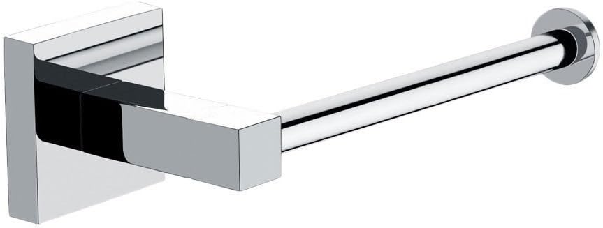 Kohars Toilet paper holder stainless steel wall mount chrome finish Contemporary Rustproof European style Bathroom square toilet paper roll/tissue holder wall mounted.