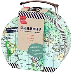 Lugar Para Meter Maletas moses. Fernweh - Caja para recuerdos de viaje, caja de regalo para bodas, regalos de dinero, mini maletín decorativo para regalar o para guardar recuerdos