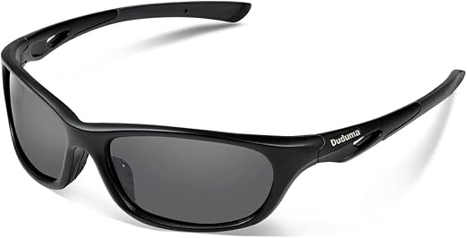 Las gafas de sol Duduma Du646 son polarizadas y ofrecen protección UV400, ideales para actividades al aire libre como golf, ciclismo, pesca y running. Su diseño ligero y duradero las hace perfectas para hombres y mujeres.